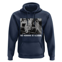 No Human Is Illegal Hoodie Funny Cat Anti ICE Meme