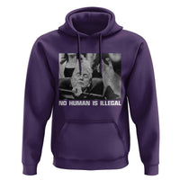 No Human Is Illegal Hoodie Funny Cat Anti ICE Meme