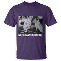 No Human Is Illegal T Shirt Funny Cat Anti ICE Meme