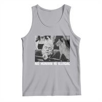 No Human Is Illegal Tank Top Funny Cat Anti ICE Meme