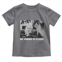 No Human Is Illegal Toddler T Shirt Funny Cat Anti ICE Meme