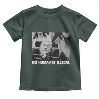 No Human Is Illegal Toddler T Shirt Funny Cat Anti ICE Meme