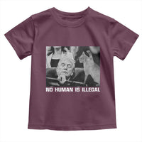 No Human Is Illegal Toddler T Shirt Funny Cat Anti ICE Meme