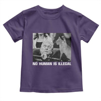 No Human Is Illegal Toddler T Shirt Funny Cat Anti ICE Meme