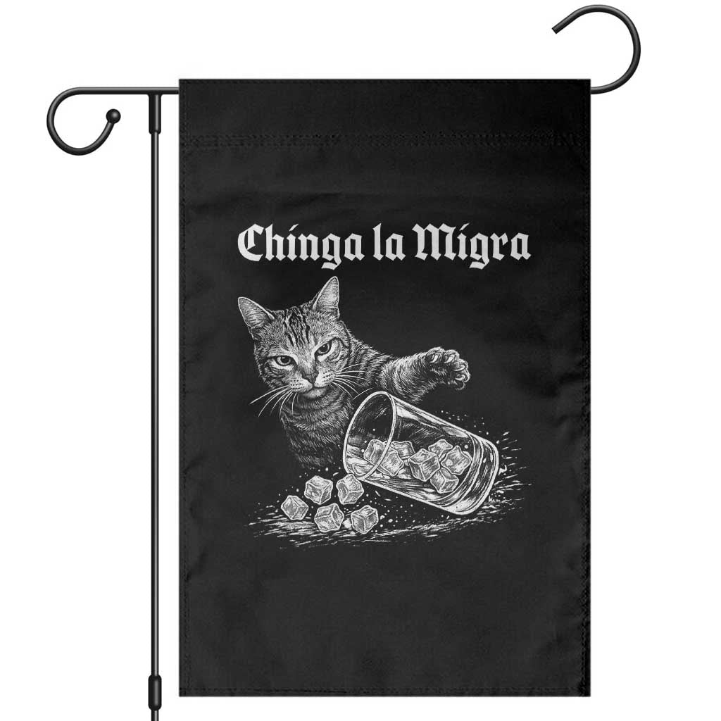 Funny Cat Anti ICE Meme Garden Flag