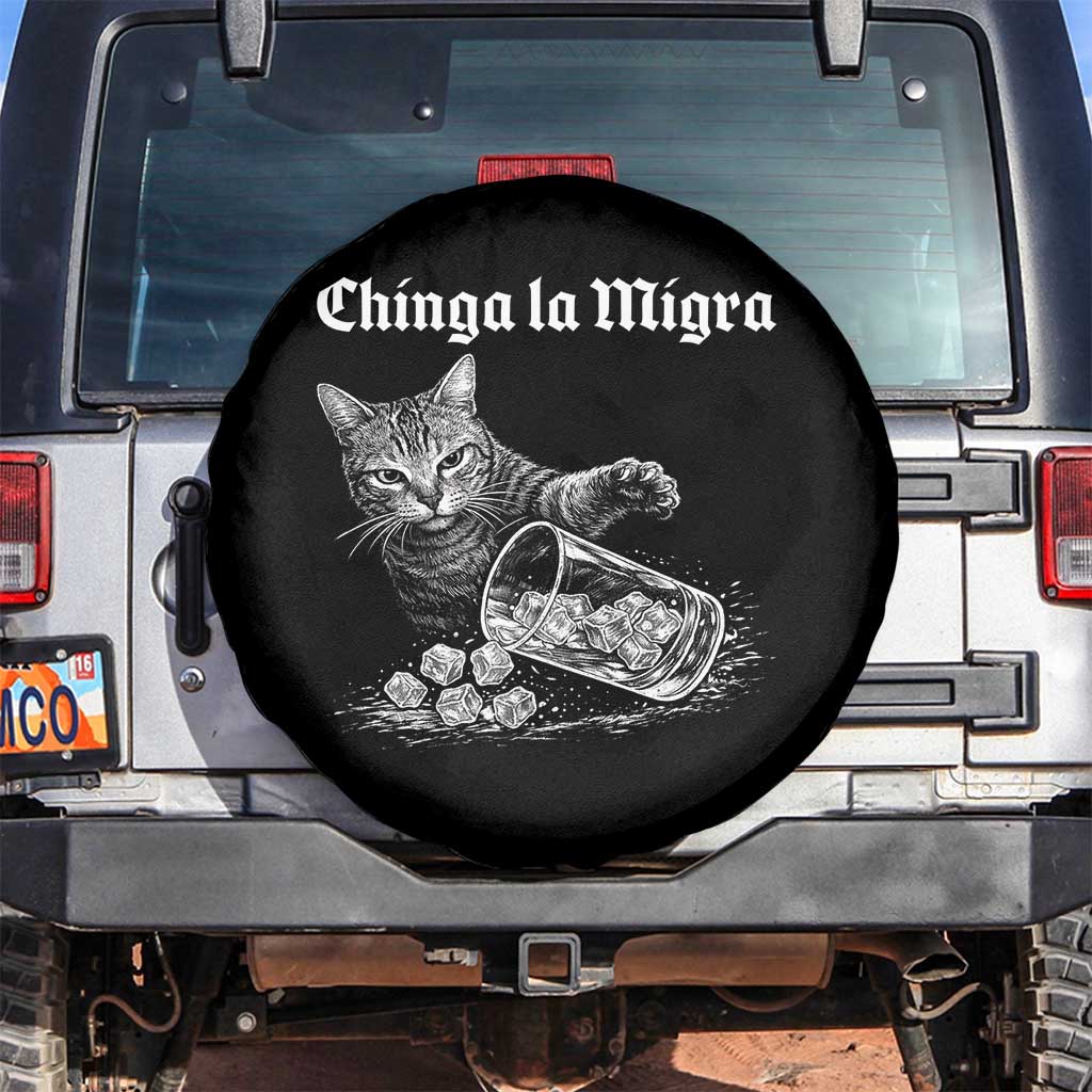 Funny Cat Anti ICE Meme Spare Tire Cover