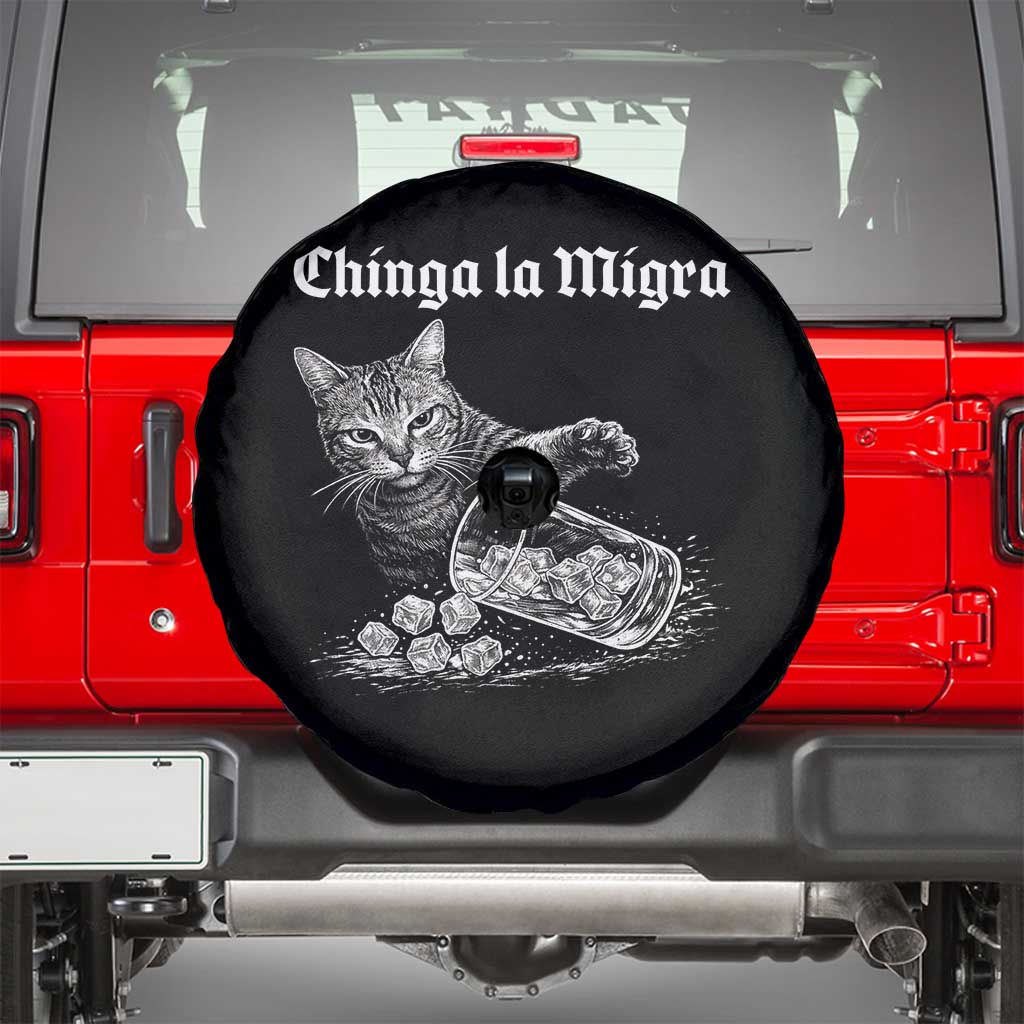 Funny Cat Anti ICE Meme Spare Tire Cover