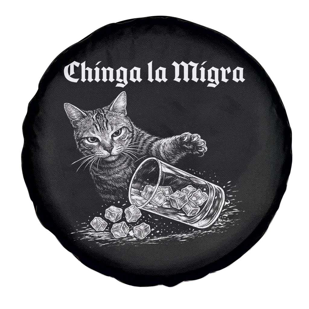 Funny Cat Anti ICE Meme Spare Tire Cover