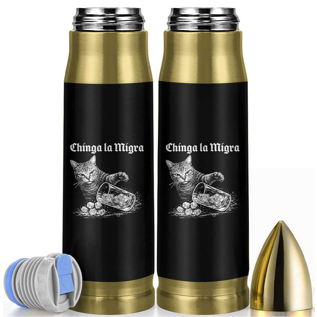 Funny Cat Anti ICE Meme Bullet Tumbler