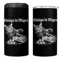 Funny Cat Anti ICE Meme 4 in 1 Can Cooler Tumbler