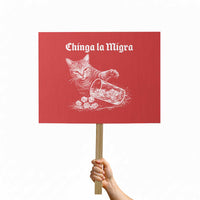 Funny Cat Anti ICE Meme Protest Sign