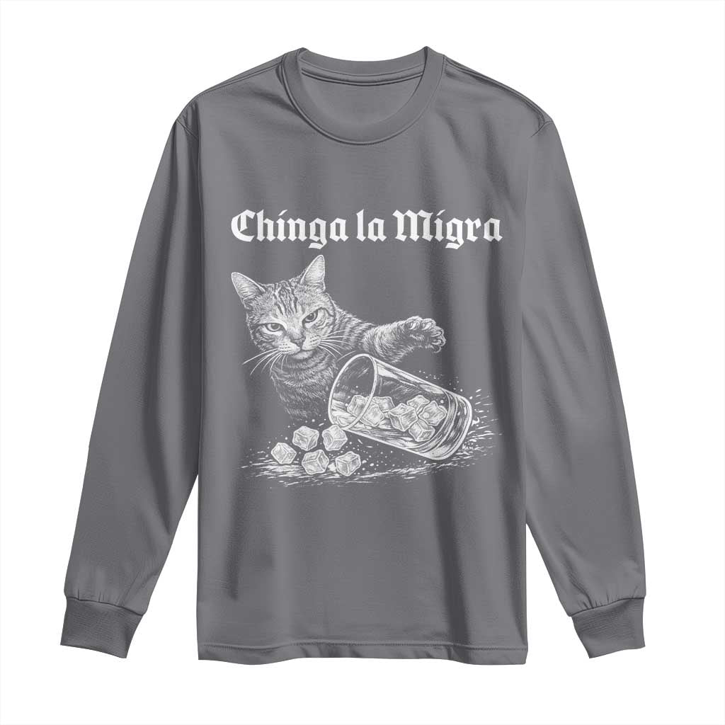 Funny Cat Anti ICE Meme Long Sleeve Shirt