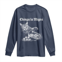 Funny Cat Anti ICE Meme Long Sleeve Shirt