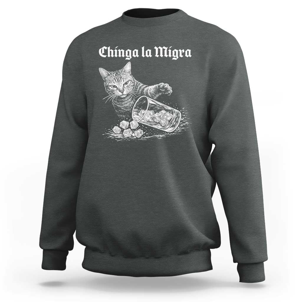 Funny Cat Anti ICE Meme Sweatshirt