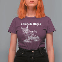 Funny Cat Anti ICE Meme T Shirt For Women