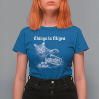 Funny Cat Anti ICE Meme T Shirt For Women
