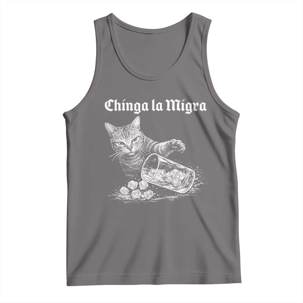 Funny Cat Anti ICE Meme Tank Top