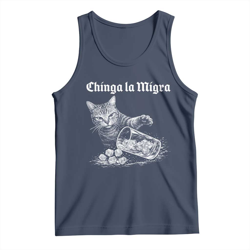 Funny Cat Anti ICE Meme Tank Top