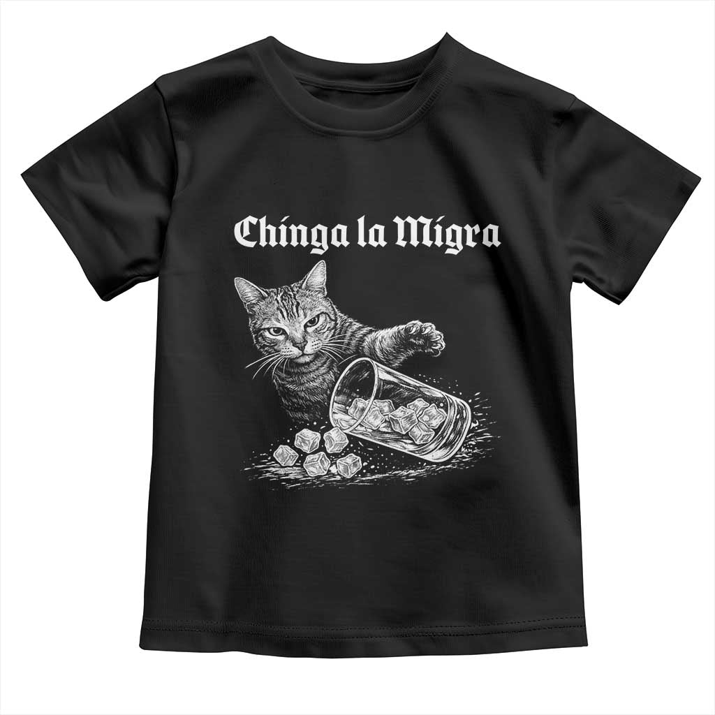 Funny Cat Anti ICE Meme Toddler T Shirt