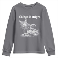 Funny Cat Anti ICE Meme Youth Sweatshirt