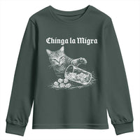 Funny Cat Anti ICE Meme Youth Sweatshirt