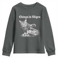 Funny Cat Anti ICE Meme Youth Sweatshirt
