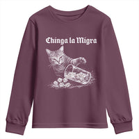 Funny Cat Anti ICE Meme Youth Sweatshirt