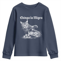 Funny Cat Anti ICE Meme Youth Sweatshirt