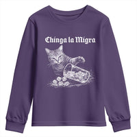 Funny Cat Anti ICE Meme Youth Sweatshirt
