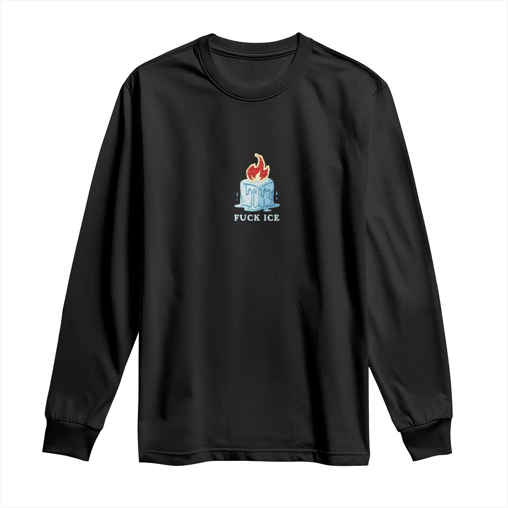 Fck Ice Long Sleeve Shirt Anti ICE Immigration Deportation Human Rights Protest