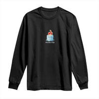 Fck Ice Long Sleeve Shirt Anti ICE Immigration Deportation Human Rights Protest