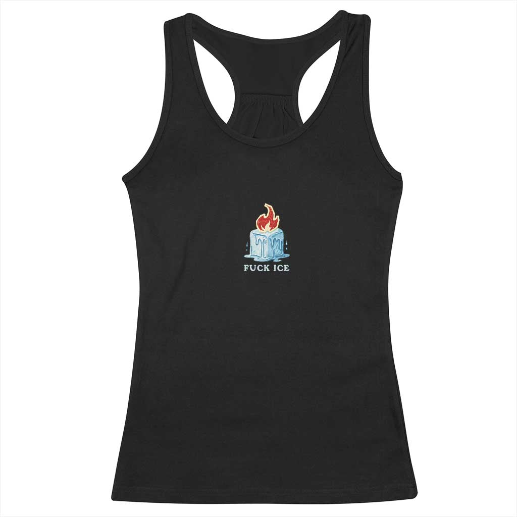 Fck Ice Racerback Tank Top Anti ICE Immigration Deportation Human Rights Protest