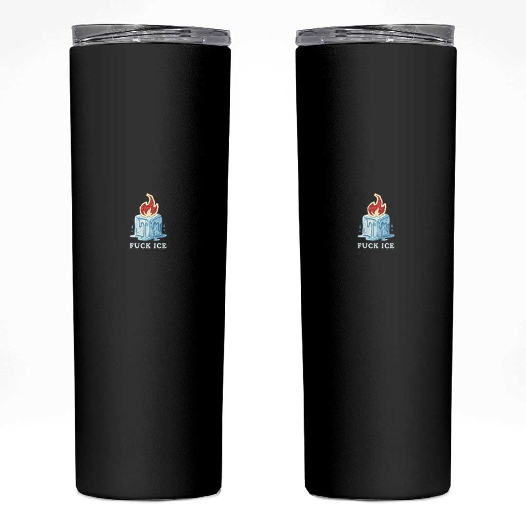 Fck Ice Skinny Tumbler Anti ICE Immigration Deportation Human Rights Protest