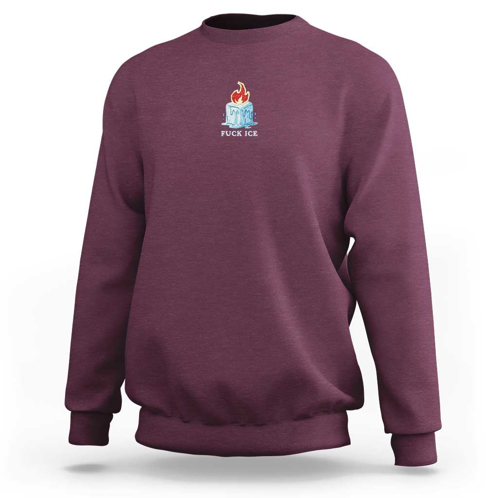Fck Ice Sweatshirt Anti ICE Immigration Deportation Human Rights Protest