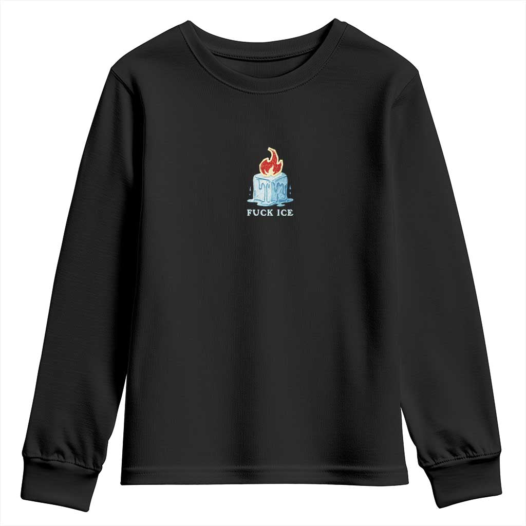 Fck Ice Youth Sweatshirt Anti ICE Immigration Deportation Human Rights Protest