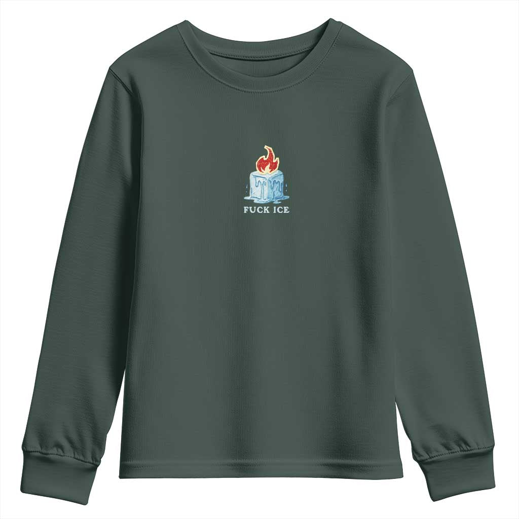 Fck Ice Youth Sweatshirt Anti ICE Immigration Deportation Human Rights Protest