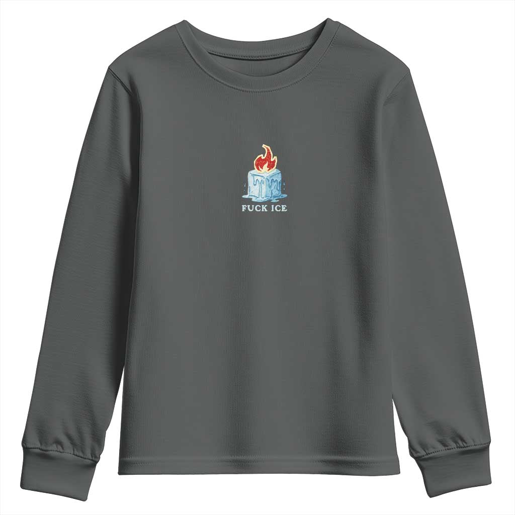 Fck Ice Youth Sweatshirt Anti ICE Immigration Deportation Human Rights Protest