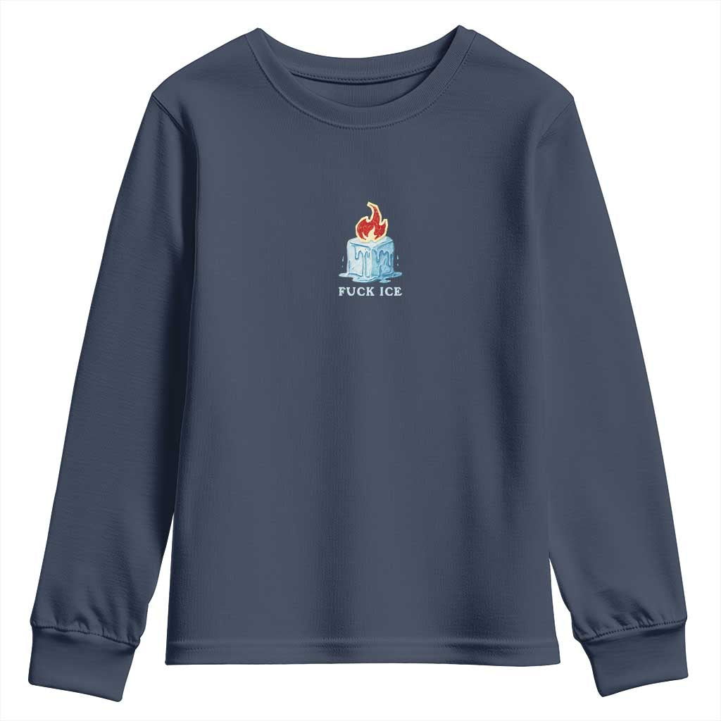 Fck Ice Youth Sweatshirt Anti ICE Immigration Deportation Human Rights Protest