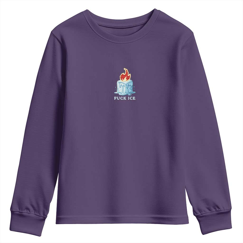Fck Ice Youth Sweatshirt Anti ICE Immigration Deportation Human Rights Protest