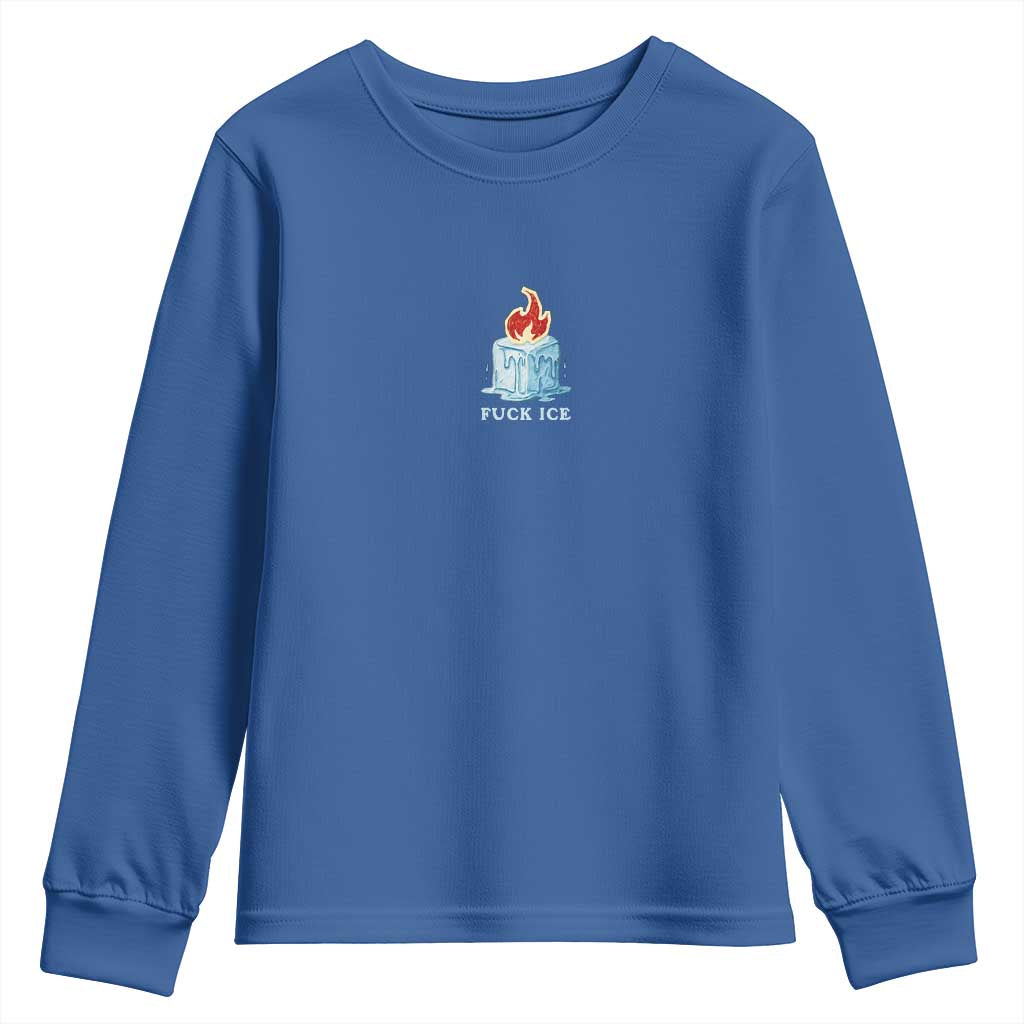 Fck Ice Youth Sweatshirt Anti ICE Immigration Deportation Human Rights Protest