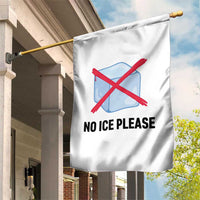 No Ice Please Garden Flag Subtle Anti ICE Deportation Human Rights