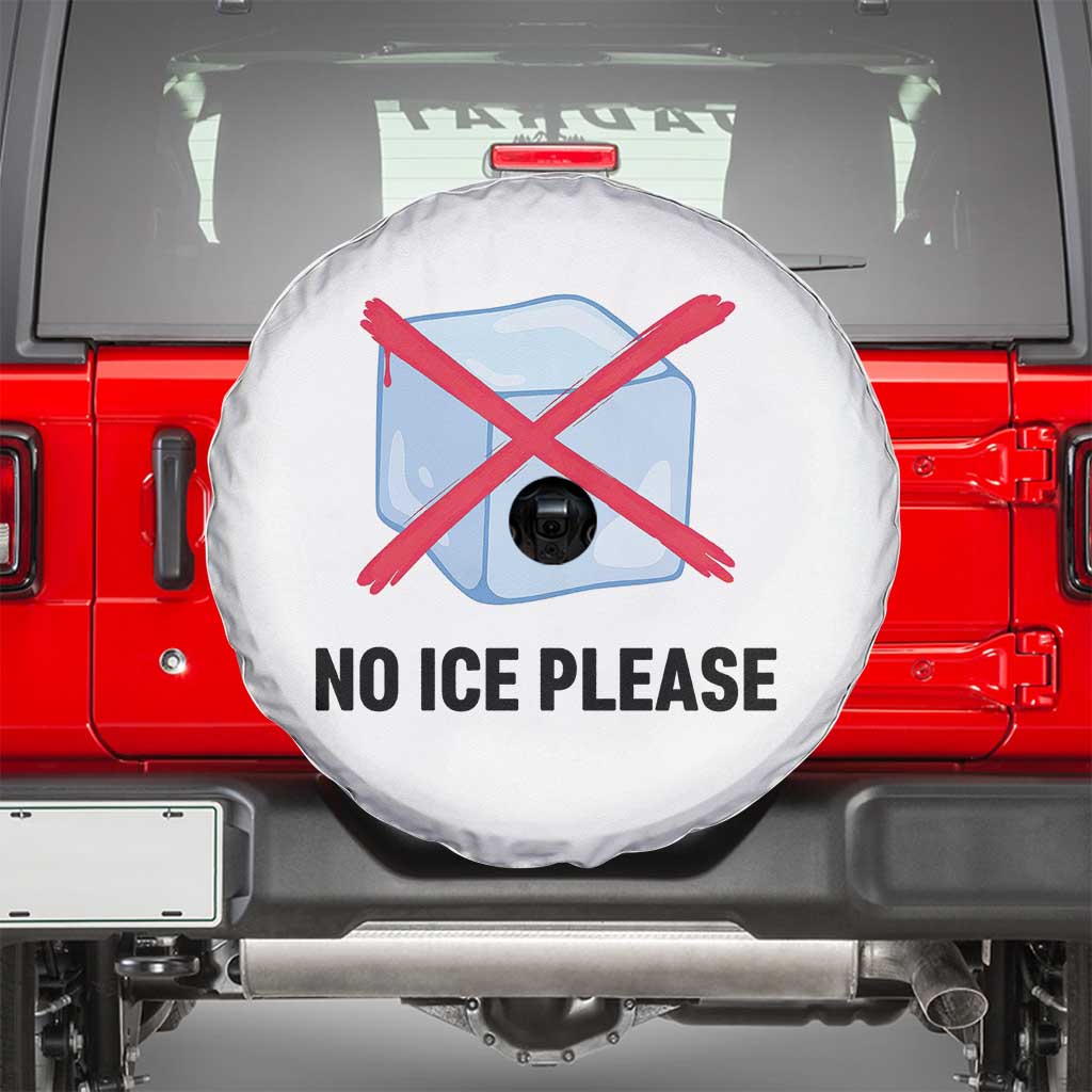 No Ice Please Spare Tire Cover Subtle Anti ICE Deportation Human Rights