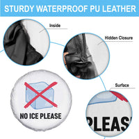 No Ice Please Spare Tire Cover Subtle Anti ICE Deportation Human Rights