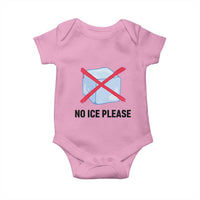 No Ice Please Baby Onesie Subtle Anti ICE Deportation Human Rights