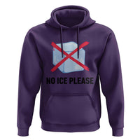 No Ice Please Hoodie Subtle Anti ICE Deportation Human Rights