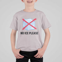 No Ice Please T Shirt For Kid Subtle Anti ICE Deportation Human Rights