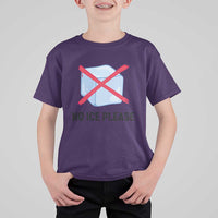 No Ice Please T Shirt For Kid Subtle Anti ICE Deportation Human Rights