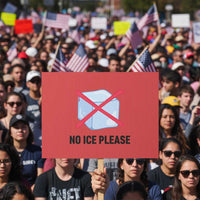 No Ice Please Protest Sign Subtle Anti ICE Deportation Human Rights
