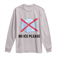 No Ice Please Long Sleeve Shirt Subtle Anti ICE Deportation Human Rights