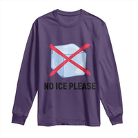 No Ice Please Long Sleeve Shirt Subtle Anti ICE Deportation Human Rights